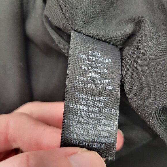 White House Black Market Women's Button Accent Back Slit Pencil Skirt Size 6 - Picture 10 of 12